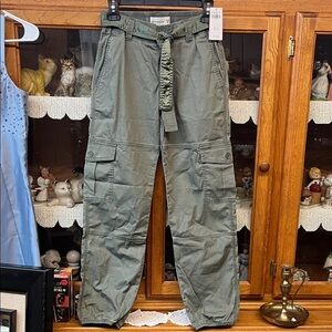 Abercrombie Kids Olive Cargo Pants